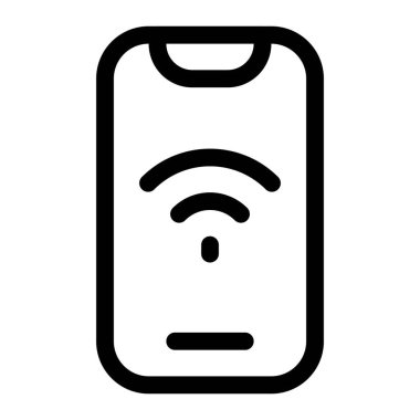 Modern akıllı telefondaki yükseltilmiş kullanıcı arayüzü