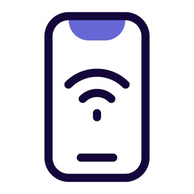 Modern akıllı telefondaki yükseltilmiş kullanıcı arayüzü