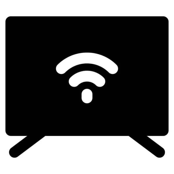 Smart Dengan Konektivitas Wifi Untuk Streaming - Stok Vektor
