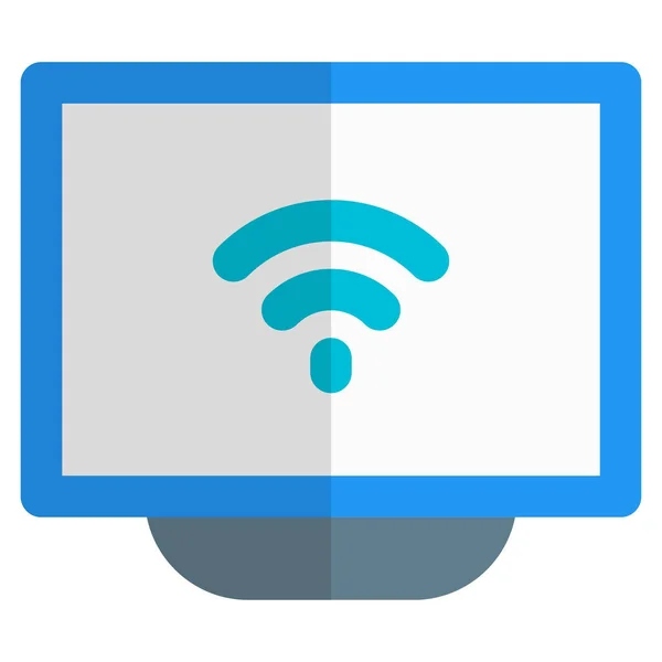 Smart Dotata Wifi Streaming Online — Vettoriale Stock