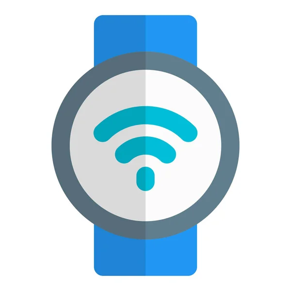 Smartwatch Com Display Conexão — Vetor de Stock