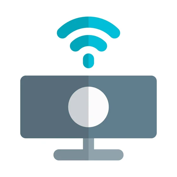 Webcam Comunemente Utilizzato Chat Video — Vettoriale Stock