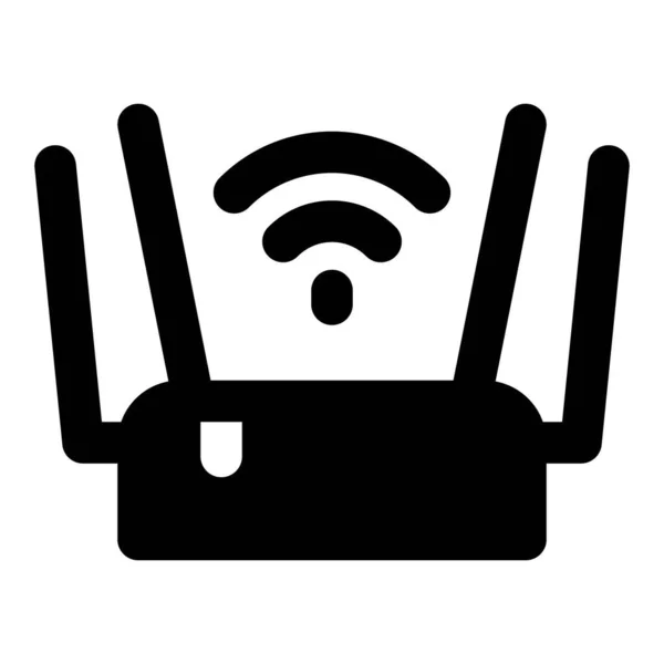 インターネット接続を提供するためのWifiルーター — ストックベクタ
