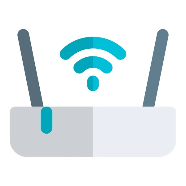 Nternet Erişimi Sağlamak Için Kablosuz Yönlendirici — Stok Vektör