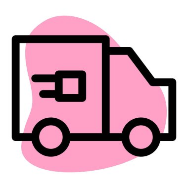 Lojistik işlerinde kullanılan nakliye kamyonu