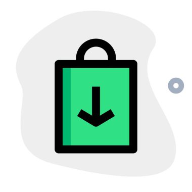 Perakende alışverişler alışveriş torbasında taşınır.