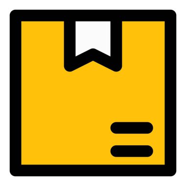 Paket kutusu teslimata hazır.