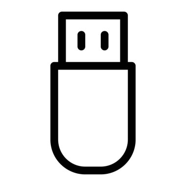 Veri aktarımı için taşınabilir flash disk.