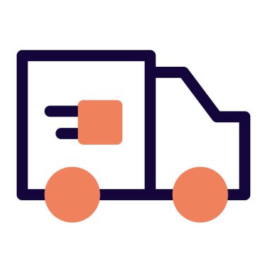 Lojistik işlerinde kullanılan nakliye kamyonu