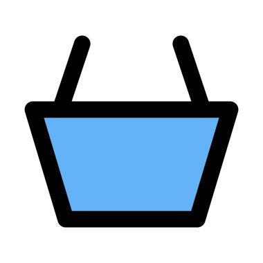 Satın alınan eşyaları saklamak için alışveriş sepeti