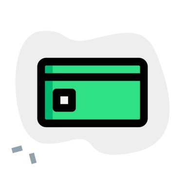 Elektronik olarak para ödemek için banka kartı kullanımı.