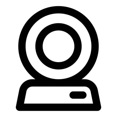 Webcam, video kaydetmek için kullanılan bir kamera..