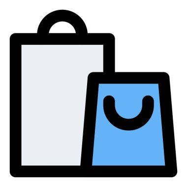 Bir kaç alışveriş torbası.