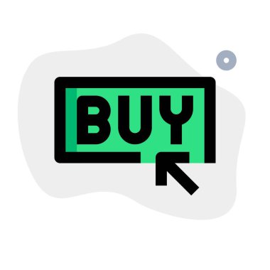 Çevrimiçi alışveriş uygulamalarında satın alma seçeneği.