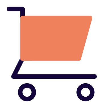 Alışveriş sırasında kullanılan tekerlekli araba.