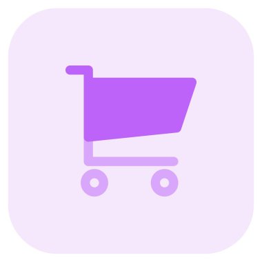 Alışveriş arabası kolayca tekerleklerden geçebilir.