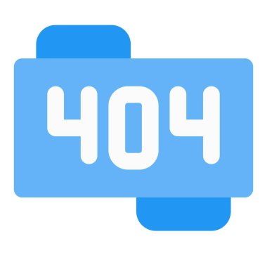Bir uygulama hatasına karşılık gelen 404 kodu.
