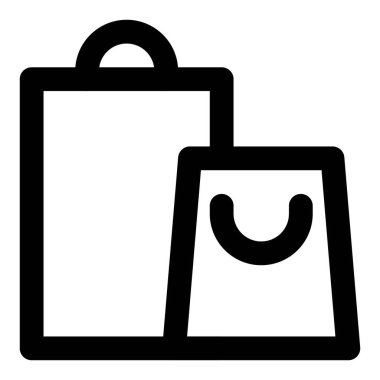 Bir kaç alışveriş torbası.