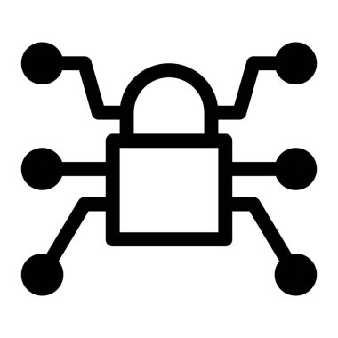 Verileri güvence altına almak için şifreleme kilitleri kullanılır.