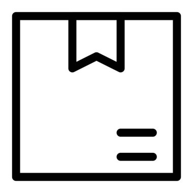 Paket kutusu teslimata hazır.