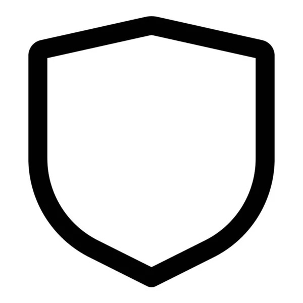Escudo Seguridad Para Prevenir Ataques Contra Datos — Archivo Imágenes Vectoriales