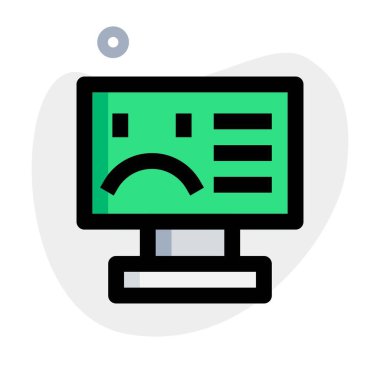 Mavi ekran, sistemde yazılım hatası.