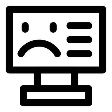 Mavi ekran, sistemde yazılım hatası.