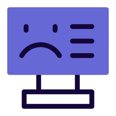 Mavi ekran, sistemde yazılım hatası.