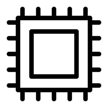 Verileri yönetmek ve işlemek için mikroçip, aygıt.