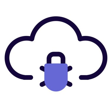 Bulut deposunda zararlı bir virüs.