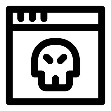 Web tarayıcı penceresi zararlı yazılım tarafından püskürtüldü.