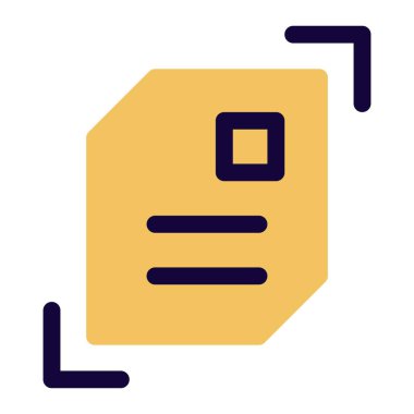 Güvenlik için dijital dosyalar için tarayıcı.