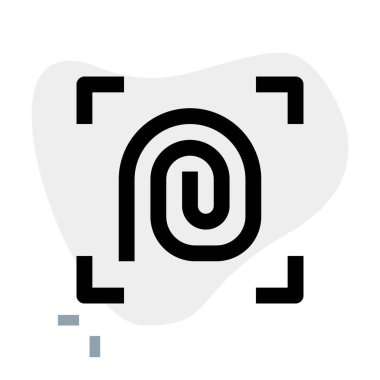 Tanıma sistemleri kullanıcıyı tanımlamak için parmağını tarar.