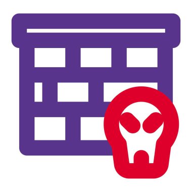 Güvenlik duvarı, virüsü önlemek için bir güvenlik sistemi..