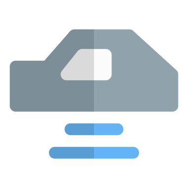 Siber punk 'ta, gelecekten gelen uçan bir araç..