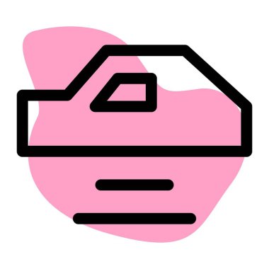 Siber punk 'ta, gelecekten gelen uçan bir araç..