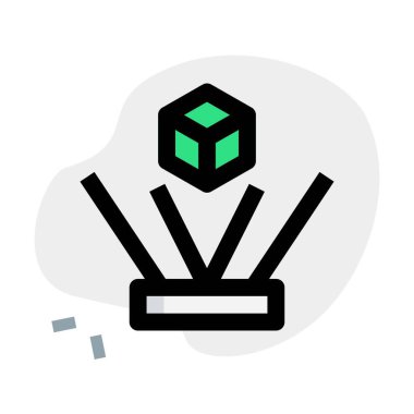 Hologram, 3 boyutlu bir resim sunumu.