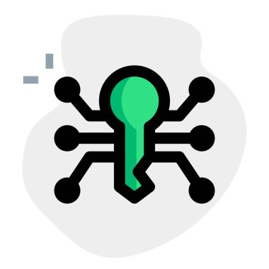 Anahtar, şifreleme için bir algoritma dizisi.