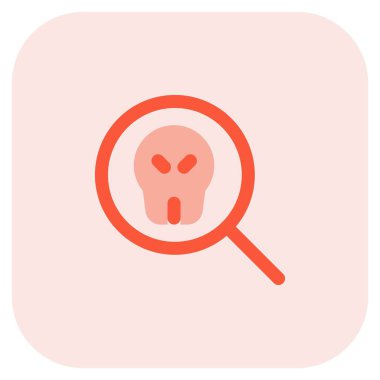 Bilgisayar virüsünü bulmak için kullanılan büyüteç