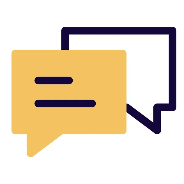 Aplicación Chat Para Interacciones Usuario — Archivo Imágenes Vectoriales