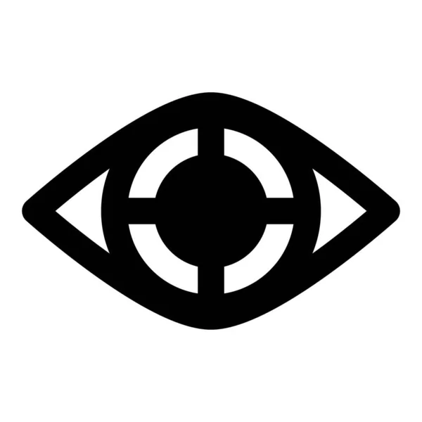 Кибернетическое Глазное Устройство Улучшения Игрового Процесса — стоковый вектор