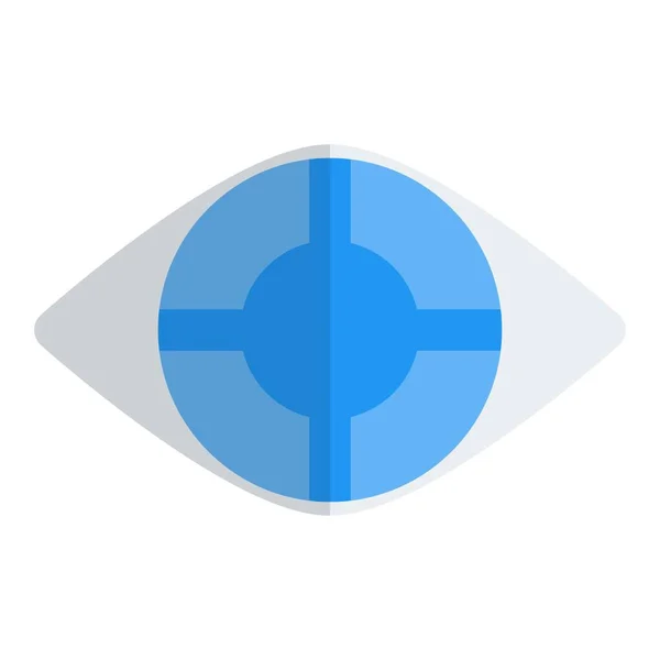 Dispositivo Ocular Cibernético Para Mejorar Juego — Vector de stock