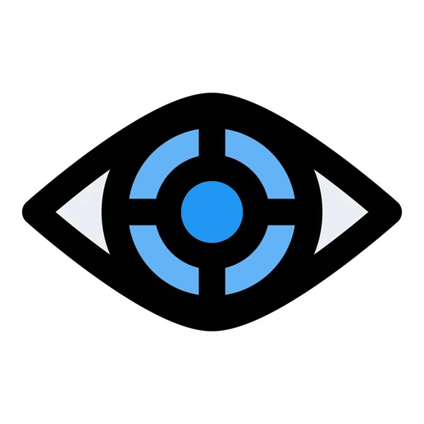 Dispositif Oculaire Cybernétique Pour Améliorer Jeu — Image vectorielle
