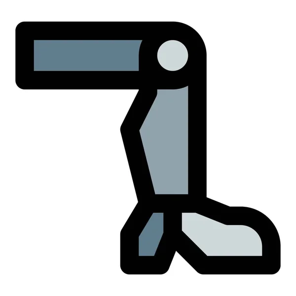 Robot Bacak Yapay Uzuvlar — Stok Vektör