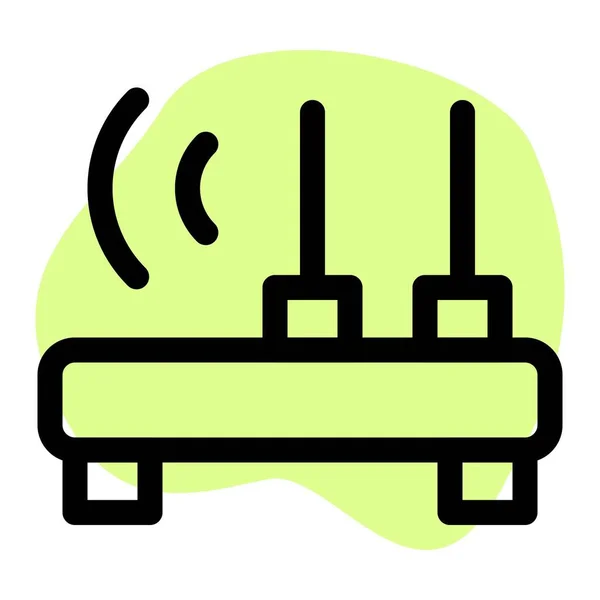 Router Wifi Para Conectividad Inalámbrica Internet — Vector de stock