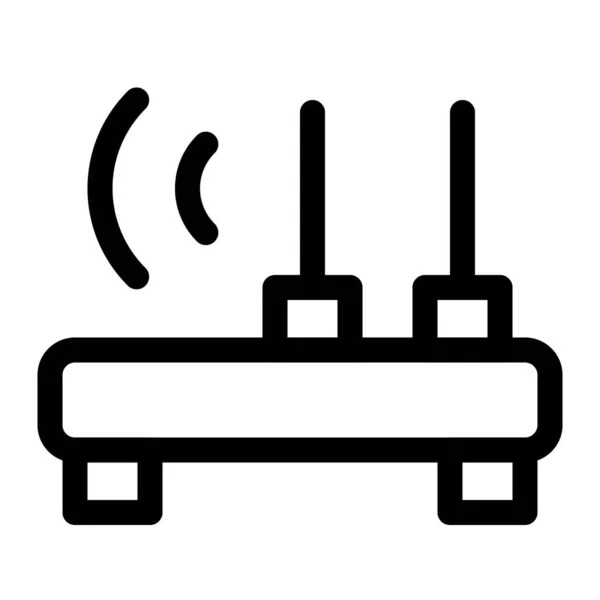 Router Wifi Para Conectividad Inalámbrica Internet — Vector de stock