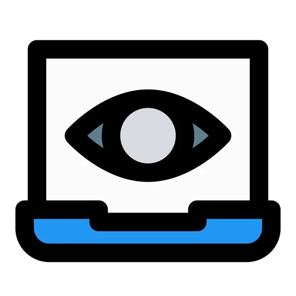 Spionagesoftware Zur Überwachung Der Systemaktivitäten — Stockvektor