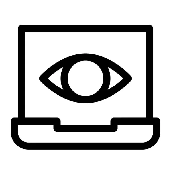 Spionagesoftware Zur Überwachung Der Systemaktivitäten — Stockvektor