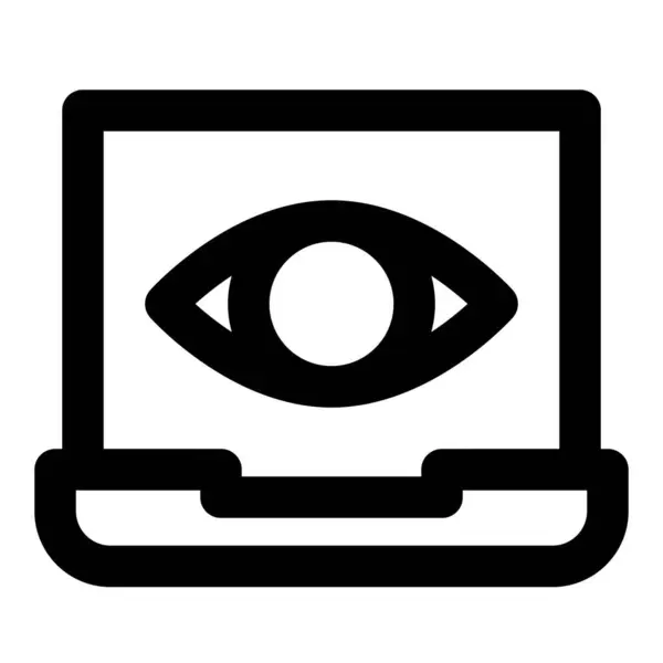Software Espía Utilizado Para Monitorear Las Actividades Del Sistema — Archivo Imágenes Vectoriales
