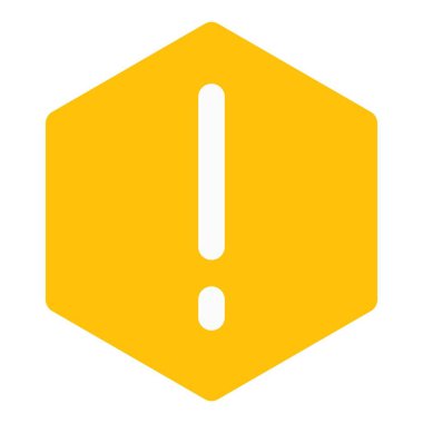 Siber uzayda, güvenlik alarmı göstergesi.